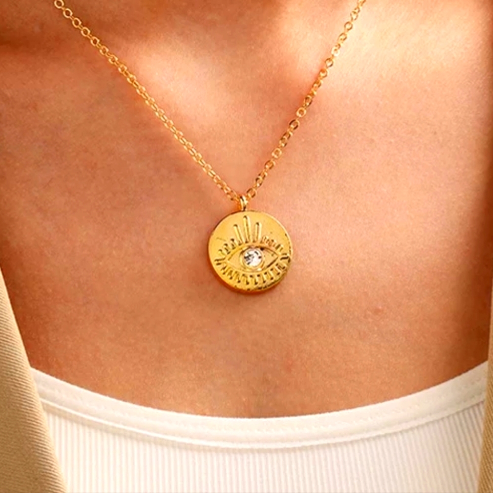 Evil Eye Pendant w/ Chain